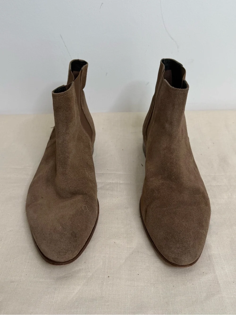 The Kooples Men's Sz FR 43 US 9,5-10 UK 9-Chestnut Brown Chelsea Leather Boots